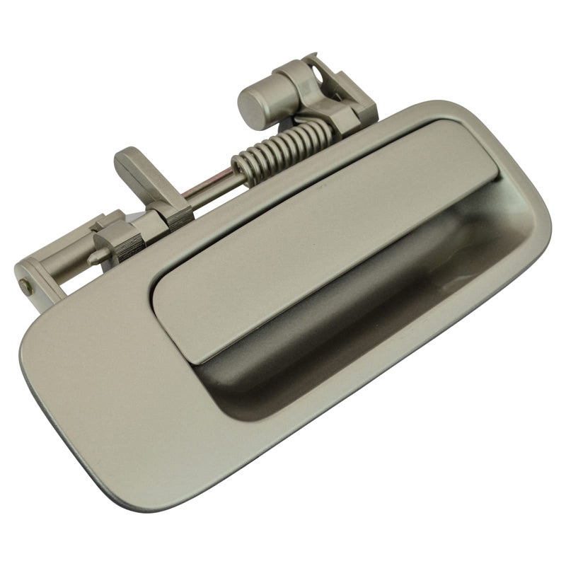 TRQ Rear Right Exterior Door Handle Beige Passenger Side Compatible with 1997-2001 Toyota Camry - Image 2